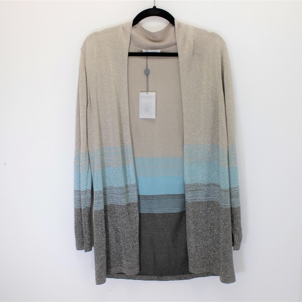 Thin Knit Open Cardican Light Glittery Windsmoor